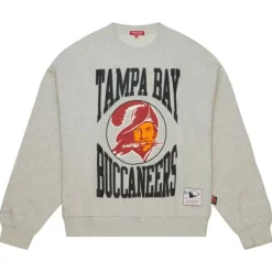 Mitchell & Ness Hoodies & Sweatshirts-Women'S Logo Lightweight Crew 3.0 Tampa Bay Buccaneers