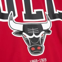 Mitchell & Ness Hoodies & Sweatshirts-Womens Logo Lightweight Fleece Chicago Bulls