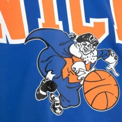 Mitchell & Ness Hoodies & Sweatshirts-Womens Logo Lightweight Fleece New York Knicks