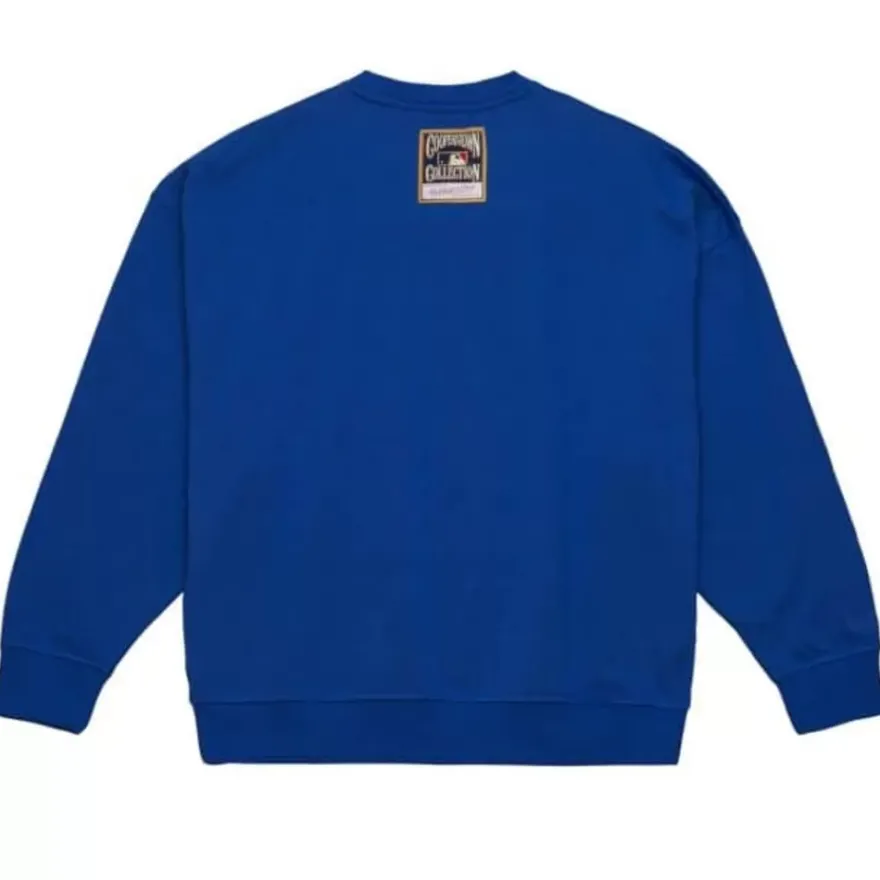 Mitchell & Ness Hoodies & Sweatshirts-Womens Logo Lt Crew 2.0 Chicago Cubs