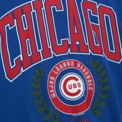 Mitchell & Ness Hoodies & Sweatshirts-Womens Logo Lt Crew 2.0 Chicago Cubs