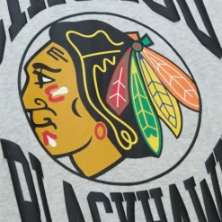 Mitchell & Ness Hoodies & Sweatshirts-Women'S Logo Lt Crew 3.0 Chicago Blackhawks
