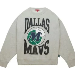 Mitchell & Ness Hoodies & Sweatshirts-Women'S Logo Lt Crew 3.0 Dallas Mavericks