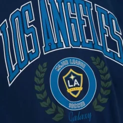 Mitchell & Ness Hoodies & Sweatshirts-Womens Logo Lt Crew 2.0 Los Angeles Galaxy