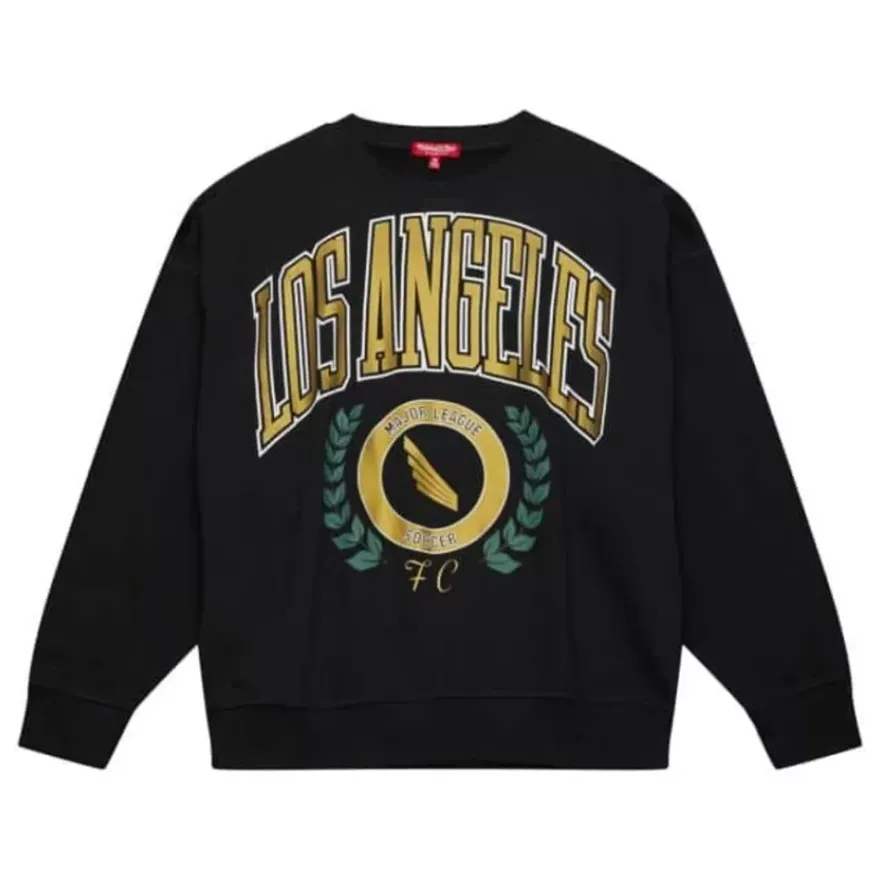 Mitchell & Ness Hoodies & Sweatshirts-Womens Logo Lt Crew 2.0 Los Angeles Fc