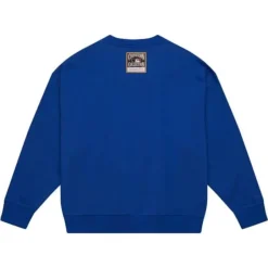 Mitchell & Ness Hoodies & Sweatshirts-Womens Logo Lt Crew 2.0 Milwaukee Brewers