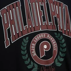 Mitchell & Ness Hoodies & Sweatshirts-Womens Logo Lt Crew 2.0 Philadelphia Phillies