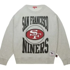 Mitchell & Ness Hoodies & Sweatshirts-Women'S Logo Lt Crew 3.0 San Francisco 49Ers