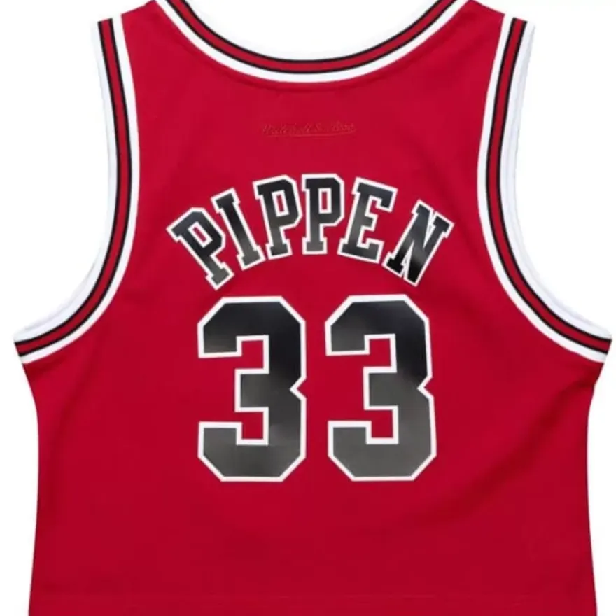Mitchell & Ness T-Shirts & Tops-Womens N&N Crop Tank Chicago Bulls 1997 Scottie Pippen