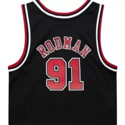 Mitchell & Ness T-Shirts & Tops-Womens N&N Crop Tank Chicago Bulls 1997 Dennis Rodman