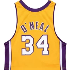 Mitchell & Ness T-Shirts & Tops-Womens N&N Crop Tank Los Angeles Lakers 1999 Shaquille O'Neal