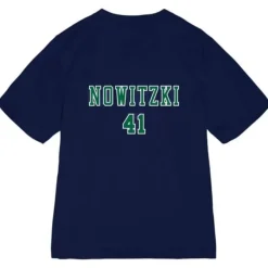 Mitchell & Ness T-Shirts & Tops-Womens N&N Fashion Top Dallas Mavericks Dirk Nowitzki