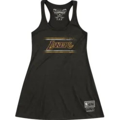 Mitchell & Ness T-Shirts & Tops-Women'S Racerback Tank Dress Los Angeles Lakers