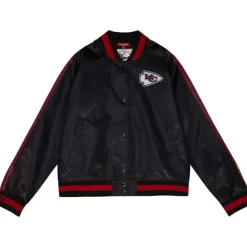 Mitchell & Ness Jackets & Outerwear-Women'S Raglan Satin Jacket Kansas City Chiefs