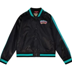 Mitchell & Ness Jackets & Outerwear-Women'S Raglan Satin Jacket San Antonio Spurs