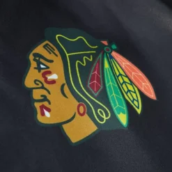 Mitchell & Ness Jackets & Outerwear-Women'S Raglan Satin Jacket Chicago Blackhawks