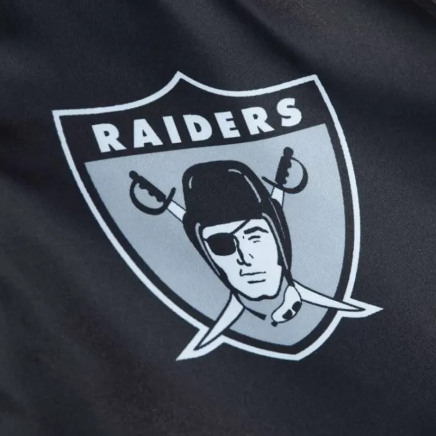 Mitchell & Ness Jackets & Outerwear-Women'S Raglan Satin Jacket Oakland Raiders