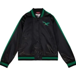 Mitchell & Ness Jackets & Outerwear-Women'S Raglan Satin Jacket Philadelphia Eagles