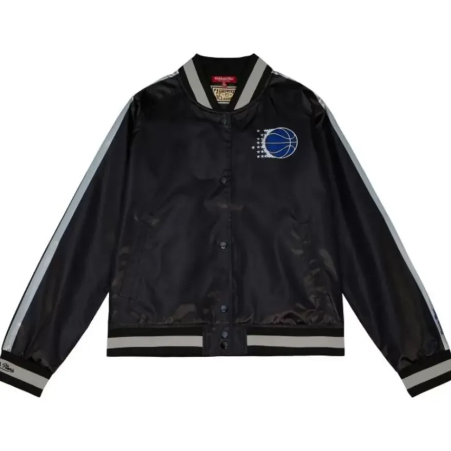 Mitchell & Ness Jackets & Outerwear-Women'S Raglan Satin Jacket Orlando Magic