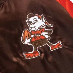 Mitchell & Ness Jackets & Outerwear-Women'S Satin Jacket 2.0 Cleveland Browns