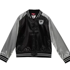Mitchell & Ness Jackets & Outerwear-Women'S Satin Jacket 2.0 Oakland Raiders