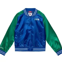 Mitchell & Ness Jackets & Outerwear-Women'S Satin Jacket 2.0 Seattle Seahawks