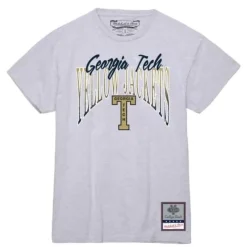Mitchell & Ness T-Shirts & Tops-Women'S Script Arc Tee Georgia Tech