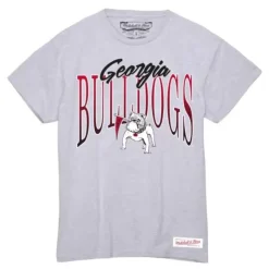 Mitchell & Ness T-Shirts & Tops-Womens Script Arc Tee University Of Georgia
