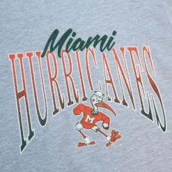Mitchell & Ness T-Shirts & Tops-Women'S Script Arc Tee University Of Miami