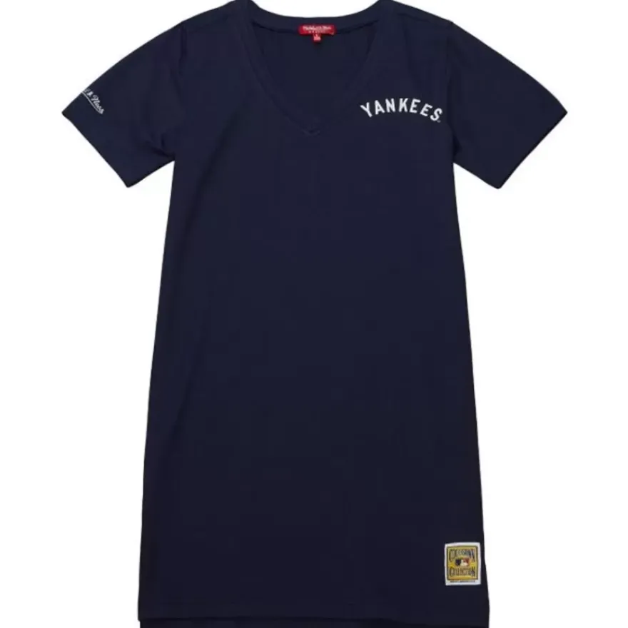 Mitchell & Ness T-Shirts & Tops-Womens Ss Dress New York Yankees