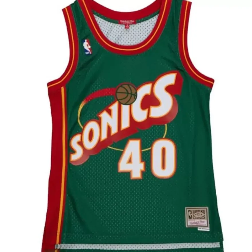 Mitchell & Ness Nba Swingman-Women'S Swingman Shawn Kemp Seattle Supersonics 1995 Jersey