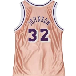Mitchell & Ness Nba Swingman-Womens 75Th Anniversary Rose Gold Swingman Magic Johnson Los Angeles Lakers 1984-85 Jersey