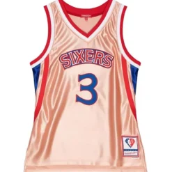 Mitchell & Ness Nba Swingman-Womens 75Th Anniversary Rose Gold Swingman Allen Iverson Philadelphia 76Ers 1996-97 Jersey