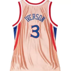Mitchell & Ness Nba Swingman-Womens 75Th Anniversary Rose Gold Swingman Allen Iverson Philadelphia 76Ers 1996-97 Jersey