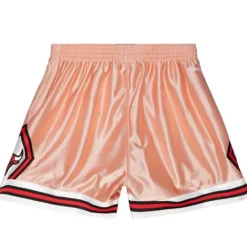 Mitchell & Ness Shorts-Womens 75Th Anniversary Rose Gold Shorts Chicago Bulls