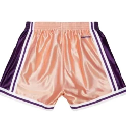 Mitchell & Ness Shorts-Womens 75Th Anniversary Rose Gold Shorts Los Angeles Lakers