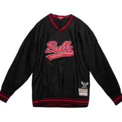 Mitchell & Ness T-Shirts & Tops-Women'S V-Neck Pullover Chicago Bulls
