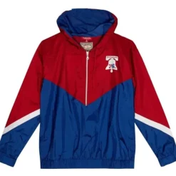 Mitchell & Ness Jackets & Outerwear-Womens Windbreaker 3.0 Philadelphia 76Ers