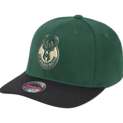 Mitchell & Ness Snapback-Wool 2 Tone Classic Red Snapback Milwaukee Bucks