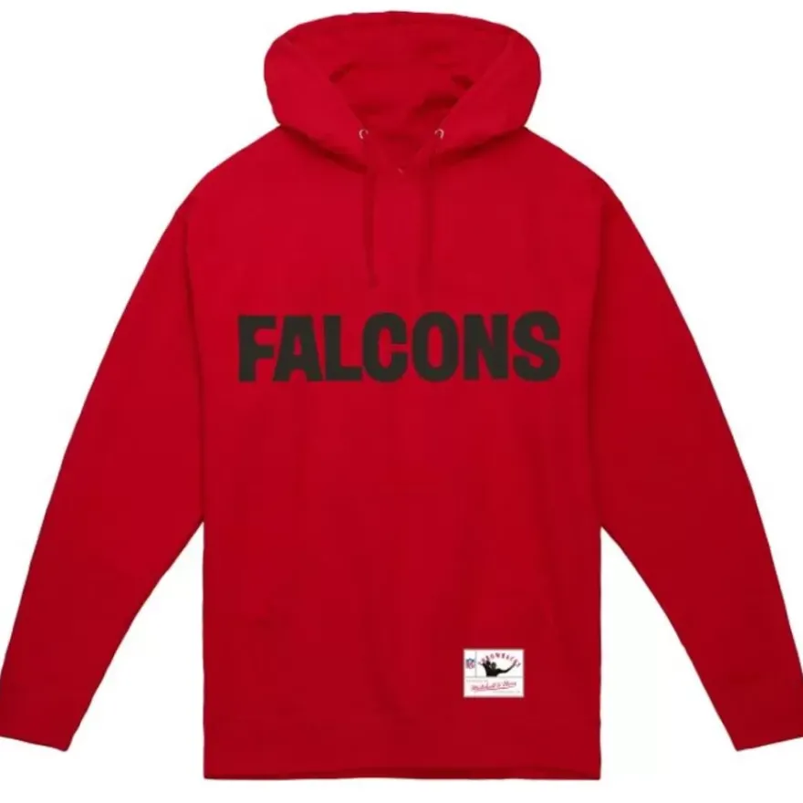 Mitchell & Ness Hoodies & Sweatshirts-Wordmark 1 Hoodie Atlanta Falcons