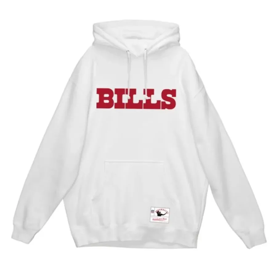 Mitchell & Ness Hoodies & Sweatshirts-Wordmark 1 Hoodie Buffalo Bills