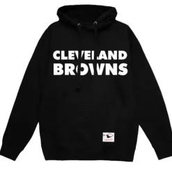 Mitchell & Ness Hoodies & Sweatshirts-Wordmark 1 Hoodie Cleveland Browns
