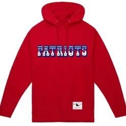 Mitchell & Ness Hoodies & Sweatshirts-Wordmark 1 Hoodie New England Patriots
