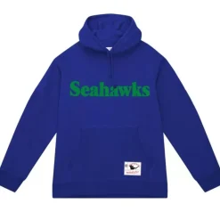 Mitchell & Ness Hoodies & Sweatshirts-Wordmark 1 Hoodie Seattle Seahawks