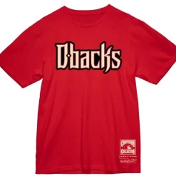 Mitchell & Ness T-Shirts & Tops-Wordmark 1 Tee Arizona Diamondbacks