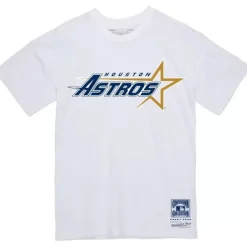Mitchell & Ness T-Shirts & Tops-Wordmark 1 Tee Houston Astros