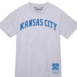 Mitchell & Ness T-Shirts & Tops-Wordmark 1 Tee Kansas City Royals