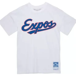 Mitchell & Ness T-Shirts & Tops-Wordmark 2 Tee Montreal Expos