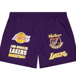 Mitchell & Ness Shorts-Woven Shorts Los Angeles Lakers