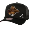 Mitchell & Ness Snapback-Ws Trucker Coop Atlanta Braves